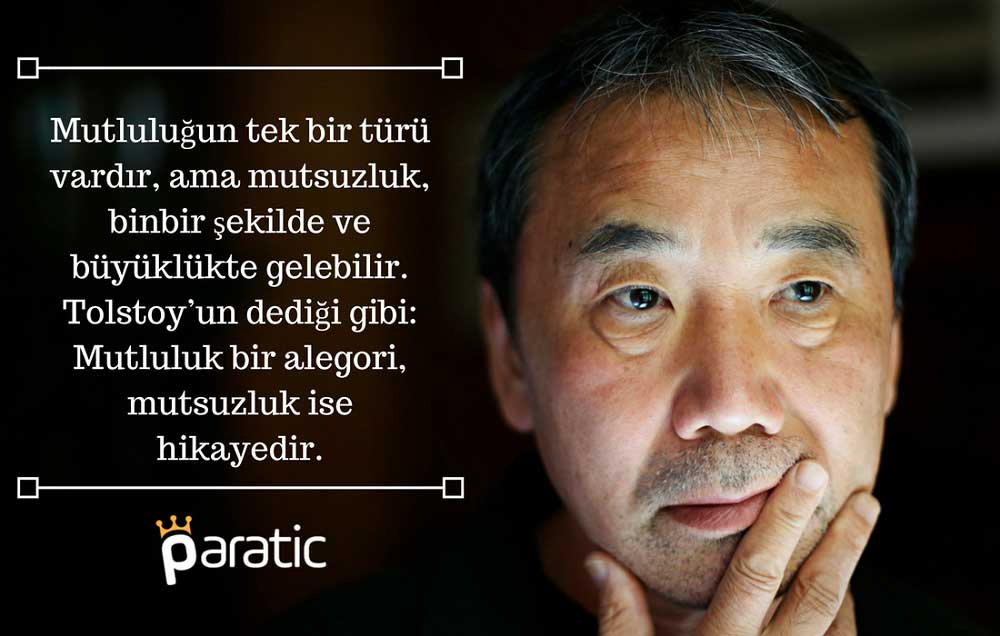 Haruki Murakami Sözleri Mutluluk ve Mutsuzluk Hakkında