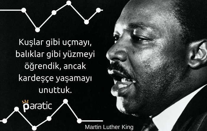 Martin Luther King Sözleri Kardeşçe Yaşamak