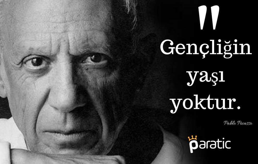 Pablo Picasso Sözleri Gençlik