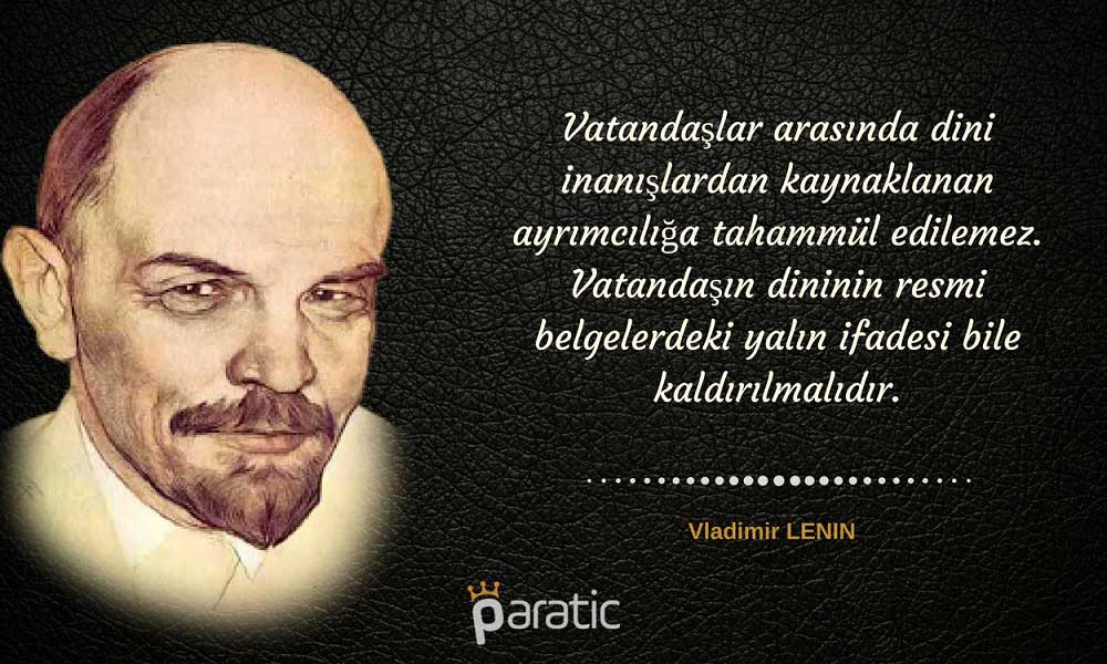 Vladimir Lenin Sözleri Din