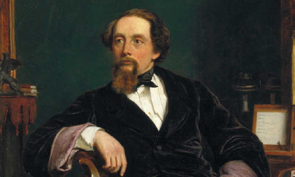 Английский писатель классик. Charles Dickens. Диккенс портрет.