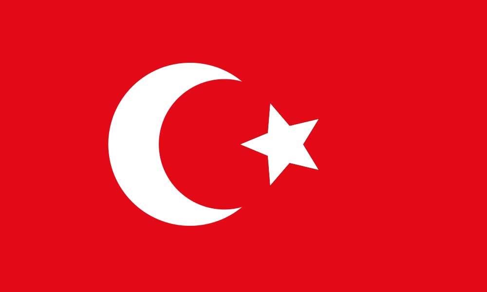 İlk Beş Köşeli Yıldıza Ait Türk Bayrağı