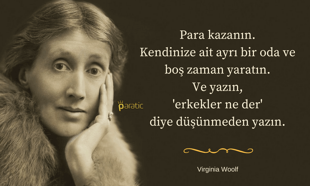 Virginia Woolf Sözleri Kendine Ait Oda