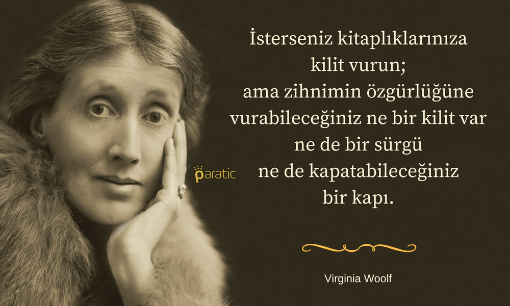 Virginia Woolf Sözleri Zihin Özgürlüğü