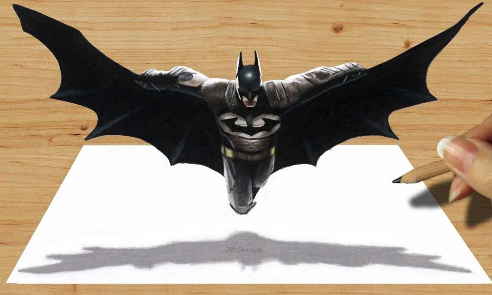Öncelikle DC Comics'in efsanevi kahramanlarından Batman'in kağıt üzerindeki 3D çalışmalarından biri tanesiyle galerimize başlıyoruz.
