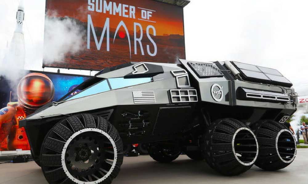 Mars Rover Güçlü Dış Yapısı ile Dikkat Çekiyor