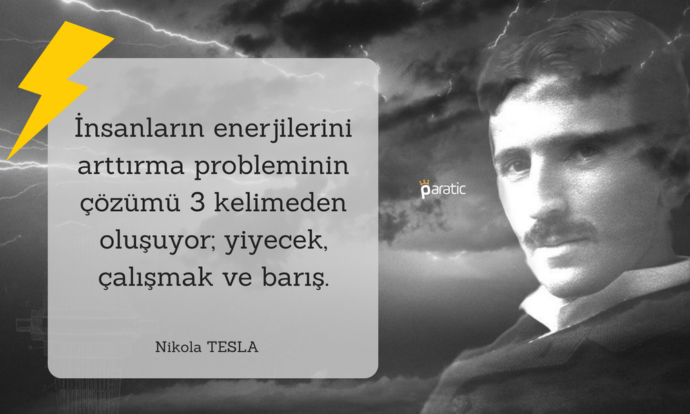 Nikola Tesla Sözleri Enerji