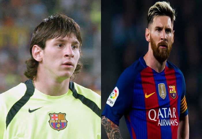Unlu Futbolcularin Eski Ve Yeni Halleri Lionel Messi