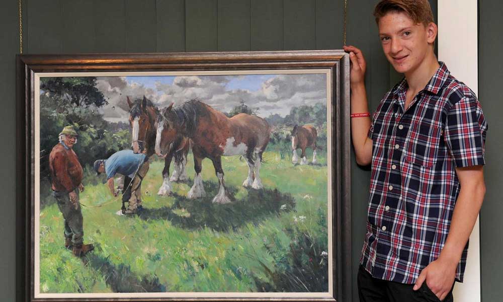 11 yaşındayken 29 suluboya tablosu 390.000 sterline satıldı