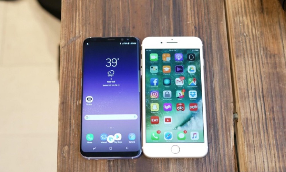 Galaxy S8 Plus ve iPhone 7 Plus