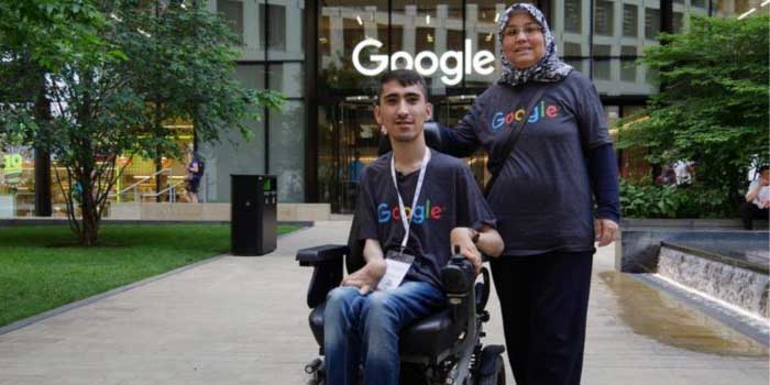 Google’dan burs alan ilk Türk engelli Muratcan Çiçek