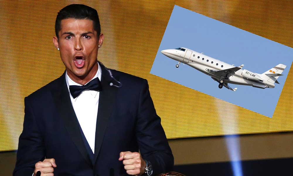 Ronaldo'nun özel jeti 