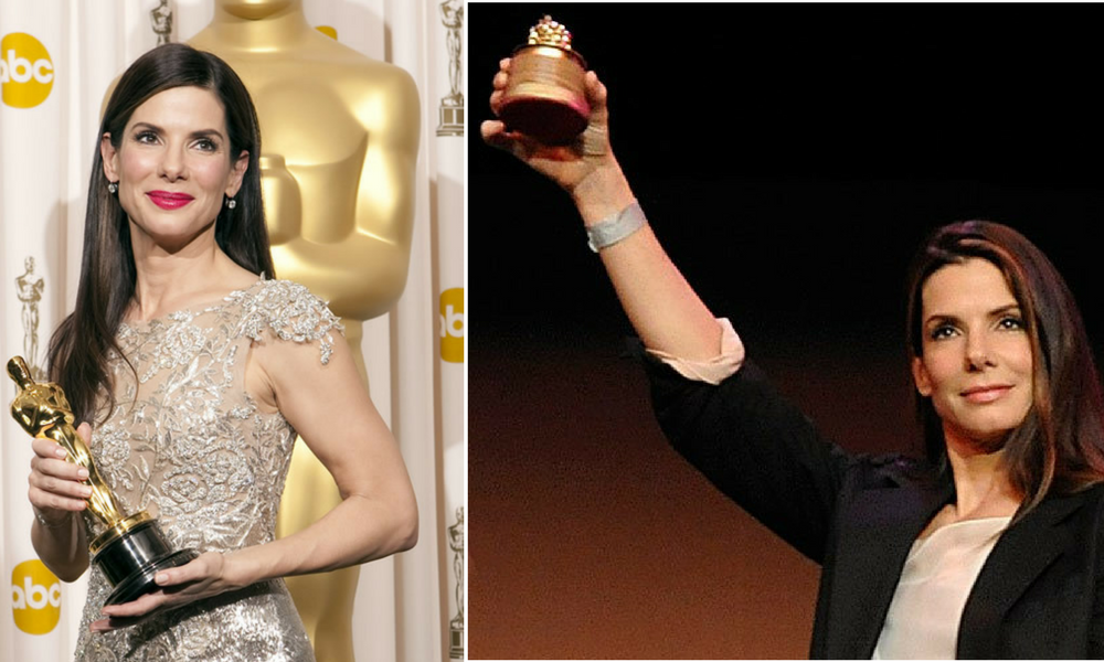 Sandra Bullock, Aynı Yıl Hem En İyi Hem de En Kötü Kadın Oyuncu Ödülünü Aldı
