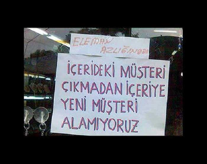 Mizahsor Durust Yurdum Esnafinin Komik Yazilari 45