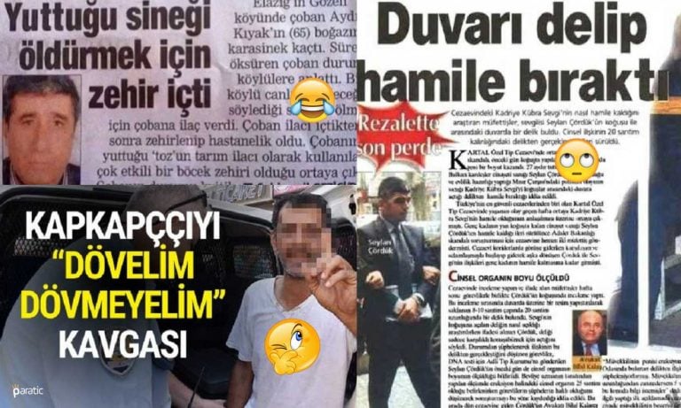 Türkiye’de Meydana Gelen En Komik ve En İlginç 70 Haber