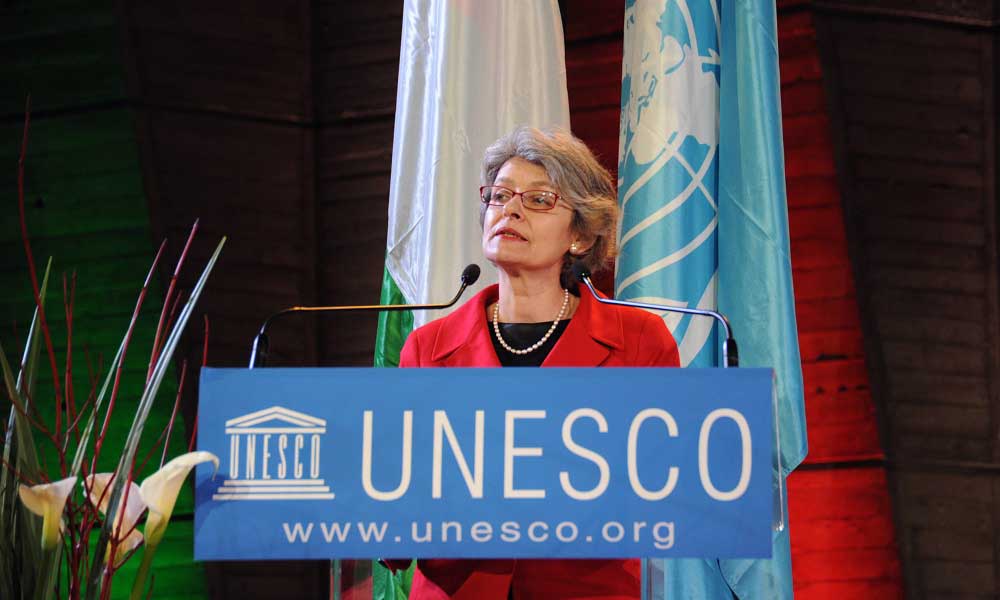 UNESCO'nun Genel Direktörü Irina Bokova