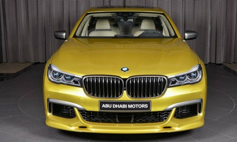 Abu Dhabi Motors’dan Yeni BMW 7 Serisine Sarı Dokunuş!