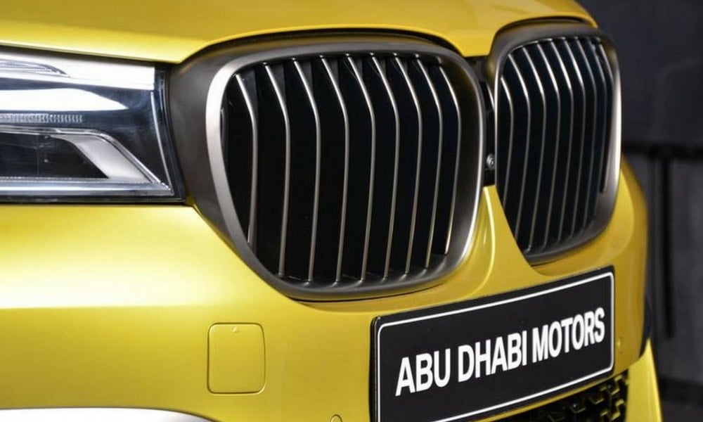 Abu Dhabi Motors Dan Yeni Bmw 7 Ye Sari Dokunus Bobrek Izgara