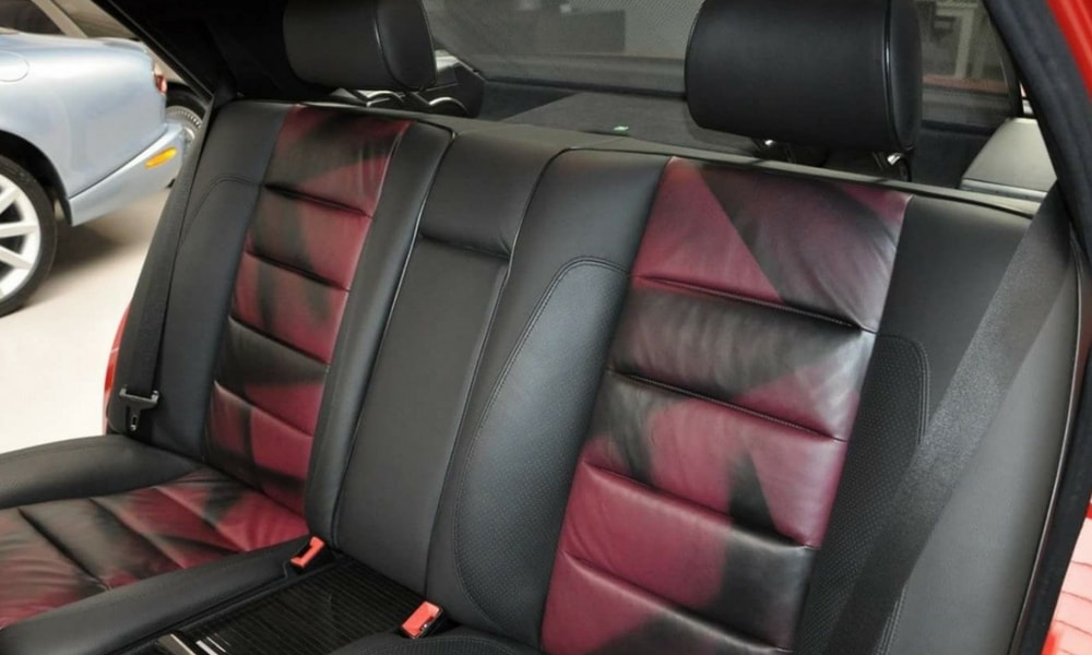 Japonya'da satılık Mercedes E60 Kırmızı Deri Koltuklar 