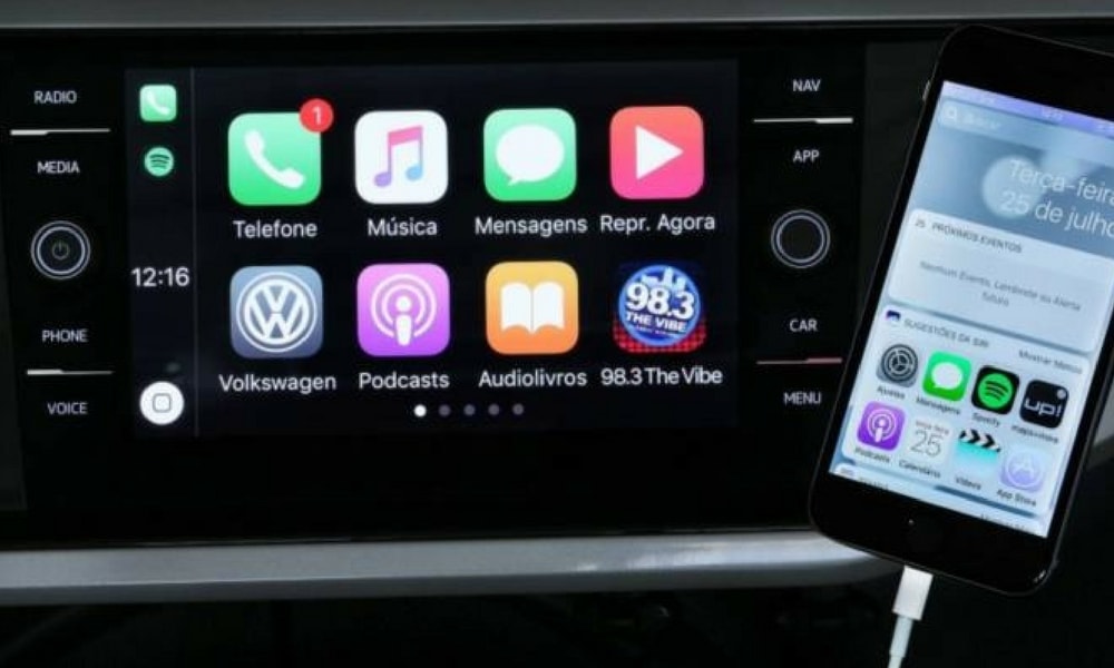 2017 Yeni VW Virtus İç Mekanı Dokunmatik Ekranı