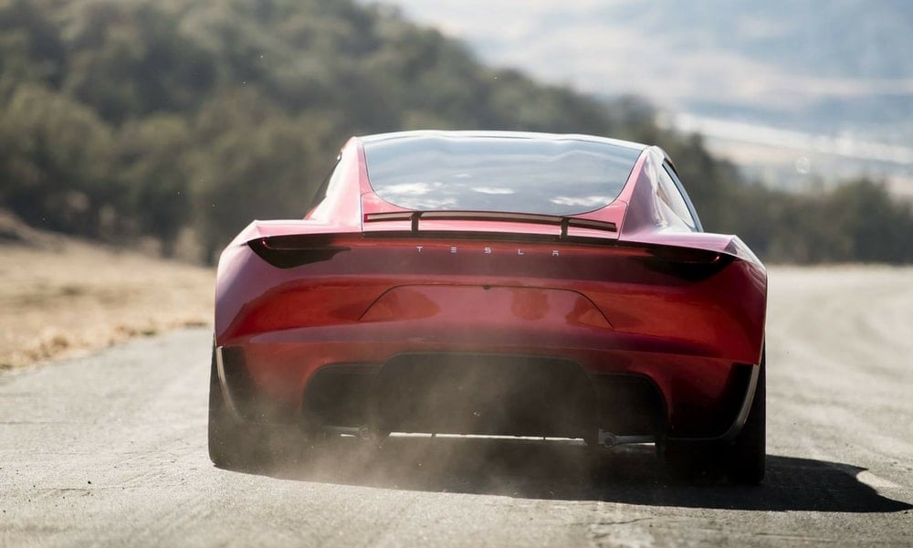 2020 Tesla Roadster Arka Görünümü