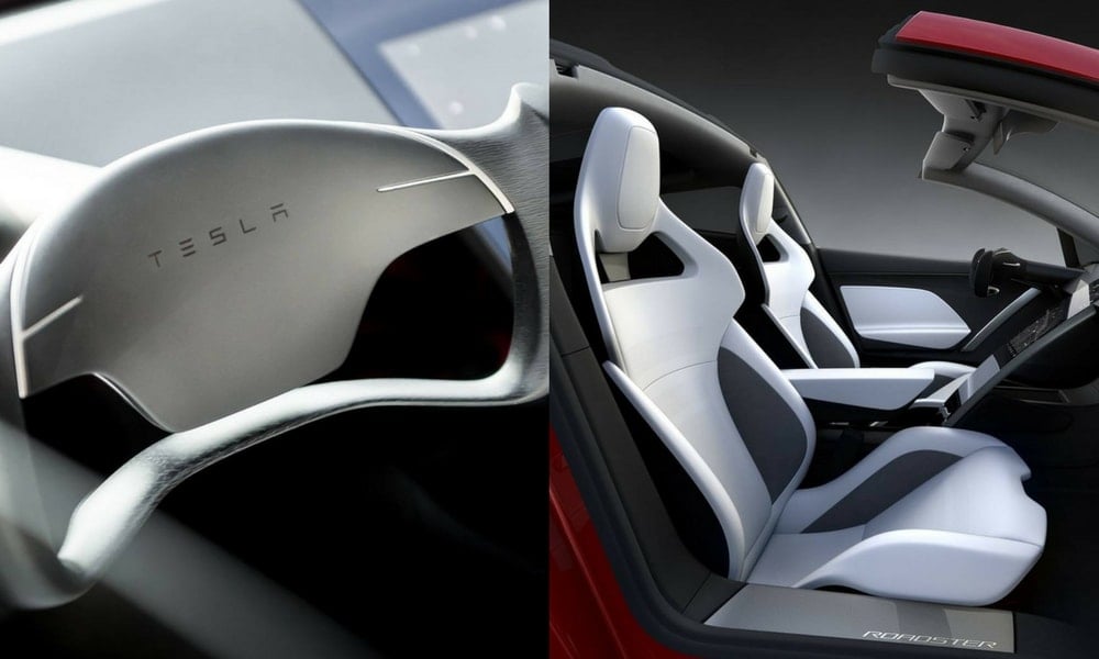 2020 Tesla Roadster İç Mekan Yapısı