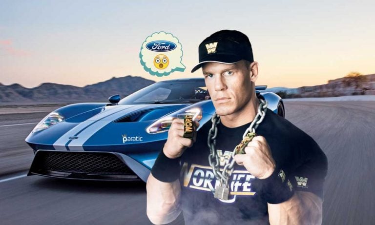 WWE’nin Milyarder Yüzü John Cena’ya 500 Bin Dolarlık Ford GT Şoku!