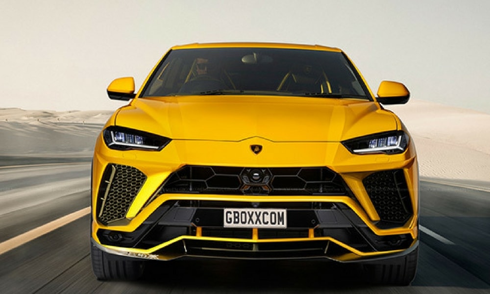 Lamborghini Urus Sarı Çizim