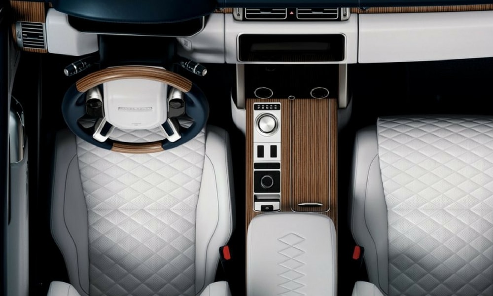 Range Rover In Iki Kapali Sv Suv Coupe Den Detaylar Orta Konsol Gorseli