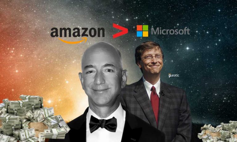 Jeff Bezos’un Amazon’u, Bill Gates’in Microsoft’unu Geçerek Bir İlke İmza Attı!