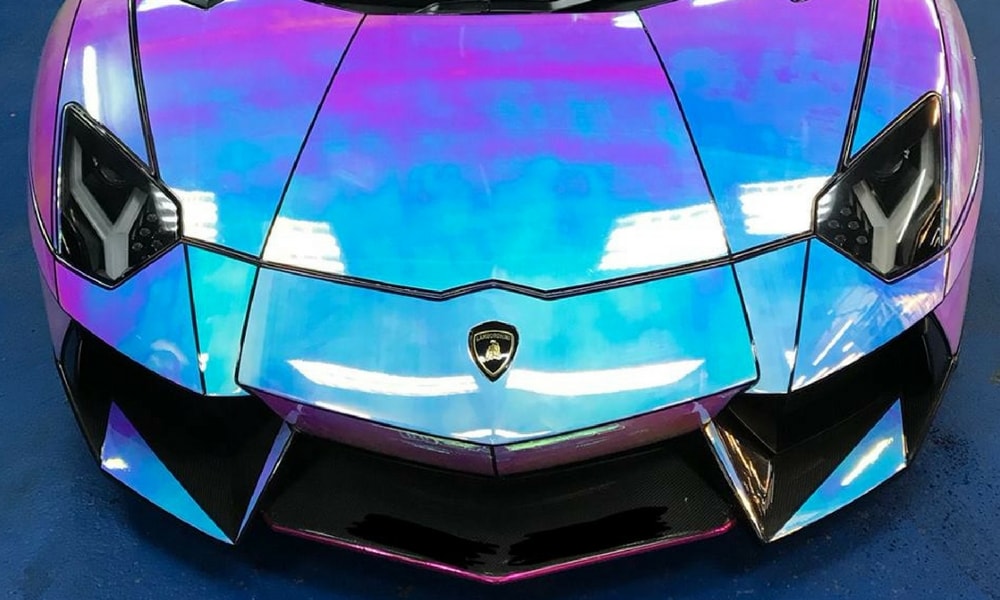 Dreams Factory Nin Lamborghini Aventador Sv Si Hologram Wrap Giydirilmesiyle Sira Disi Gozukuyor Burun