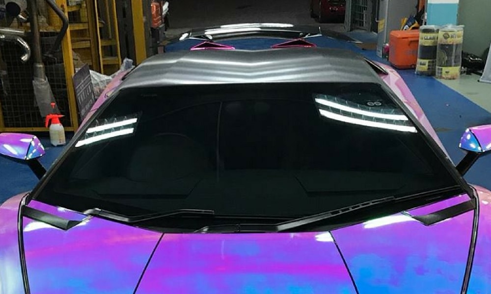 Dreams Factory Nin Lamborghini Aventador Sv Si Hologram Wrap Giydirilmesiyle Sira Disi Gozukuyor Tavan