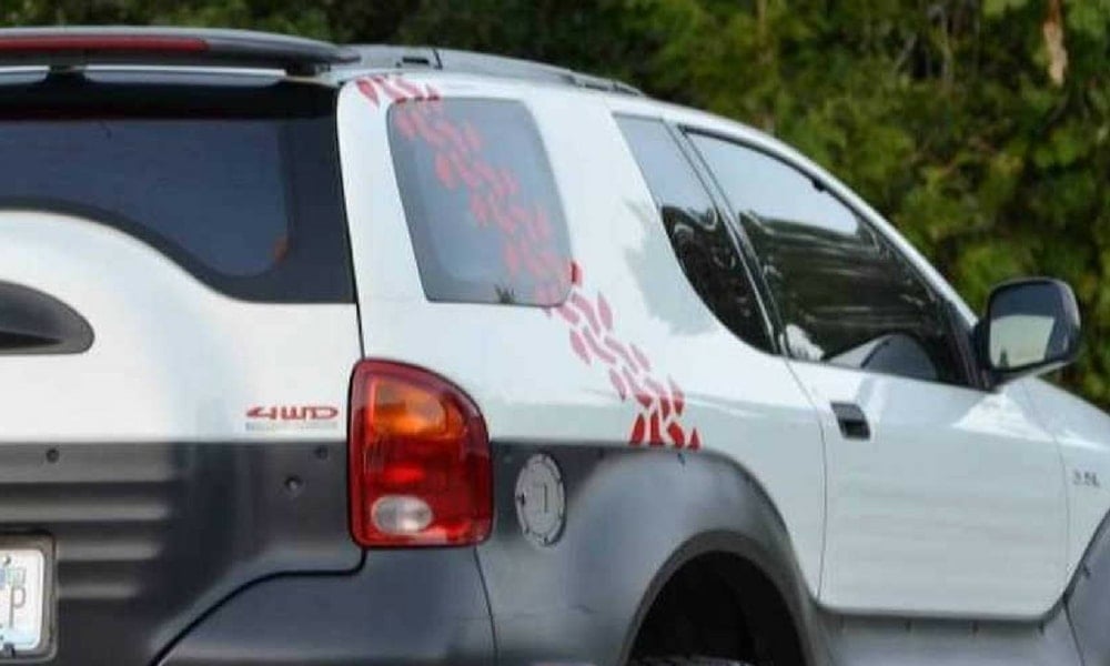 2001 Isuzu Vcross Iron Man Tavan Çıkartmalar