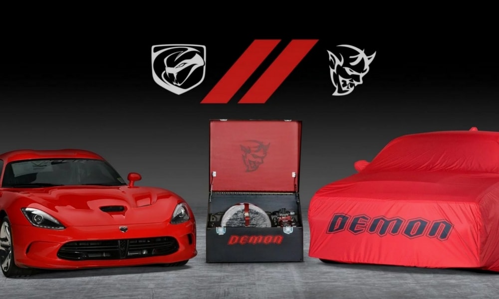 Bantlardan Indirilen Son Dodge Demon Ve Viper Birlikte Satisa Cikariliyor