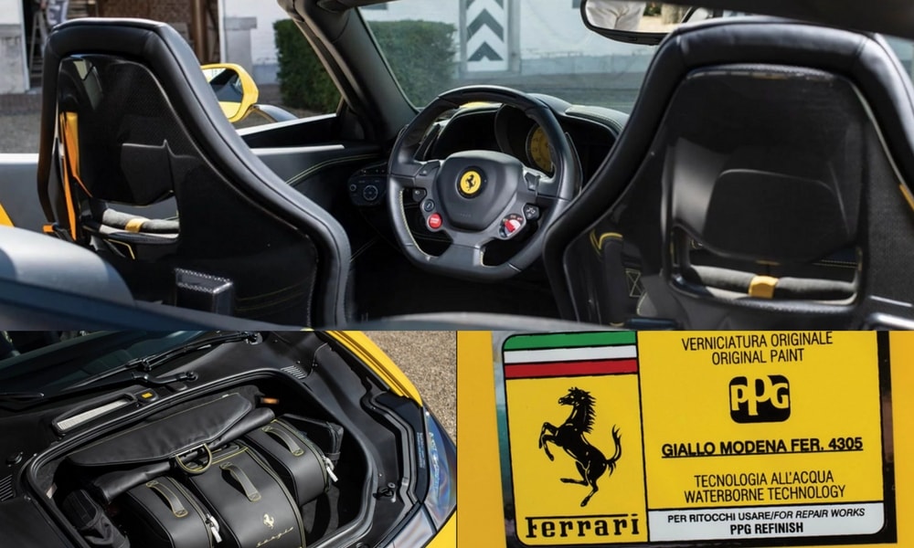 Dunyada Sadece 6 Ornegi Olan Ferrari Pininfarina Sergio Lardan Biri Satiliyor Ic Mekan