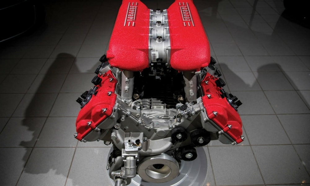 Ferrari 450 Italia Nin Motoru Acik Artirmayla Satilacak Monaca