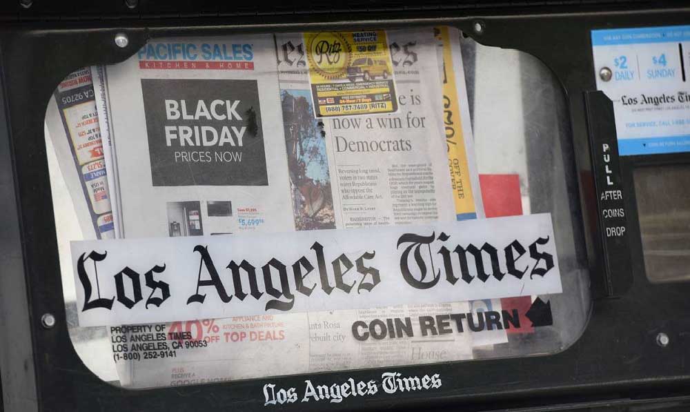  Tronc'un Los Angeles Times, Chicago Tribune, New York Daily News Siteleri AB'de Kapatıldı 