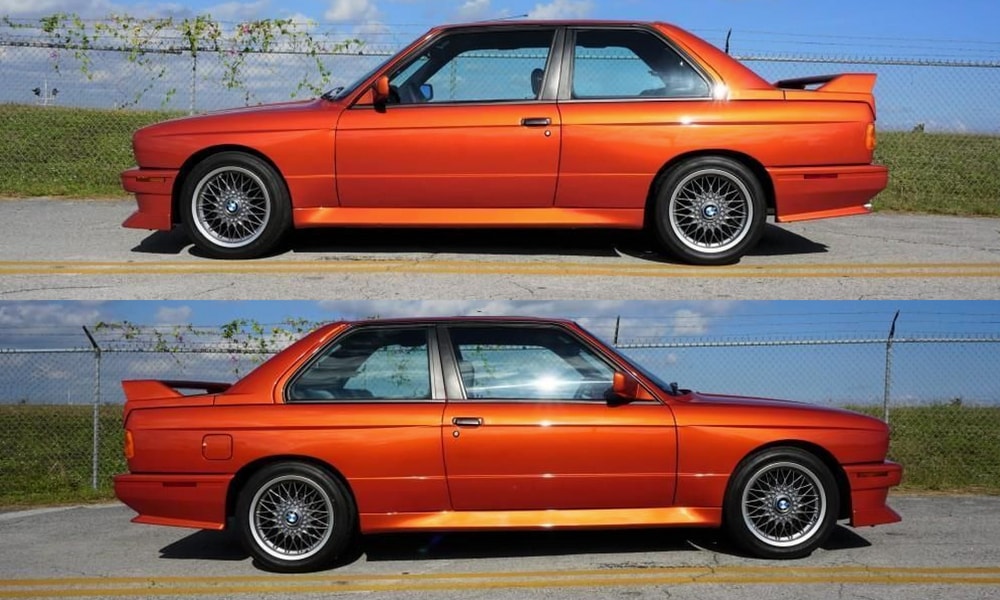 Valencia Orange Rengiyle Satiliga Cikan Efsane Bmw M3 E30 Profil