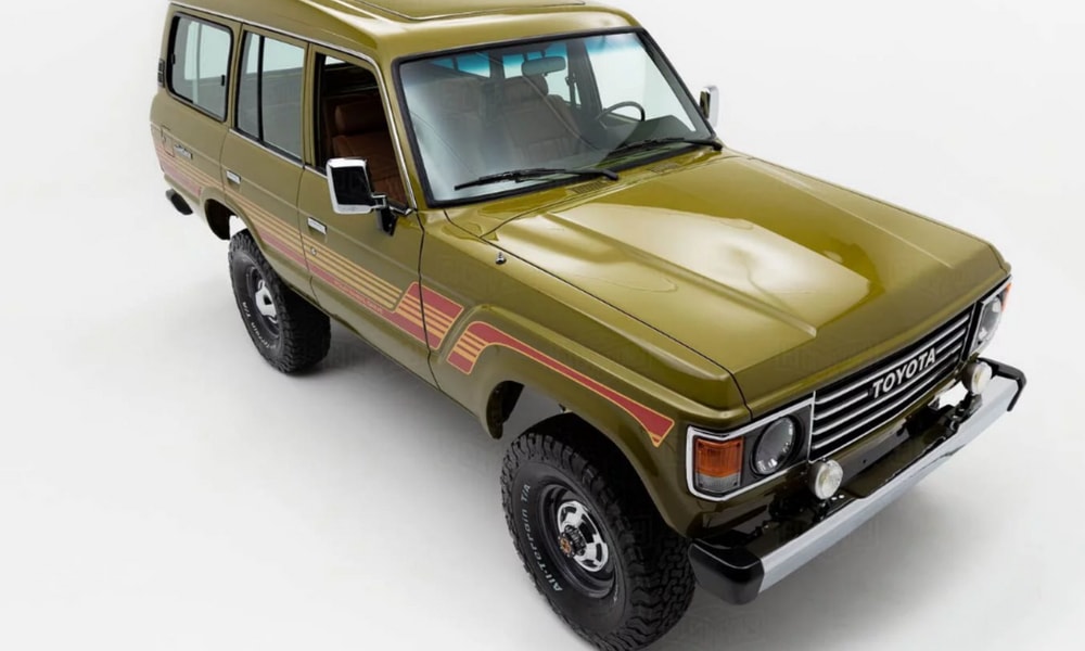 1986 Land Cruiser Gordugu Restore Ile Tarihte Yolculuk Yapmis Jantlar