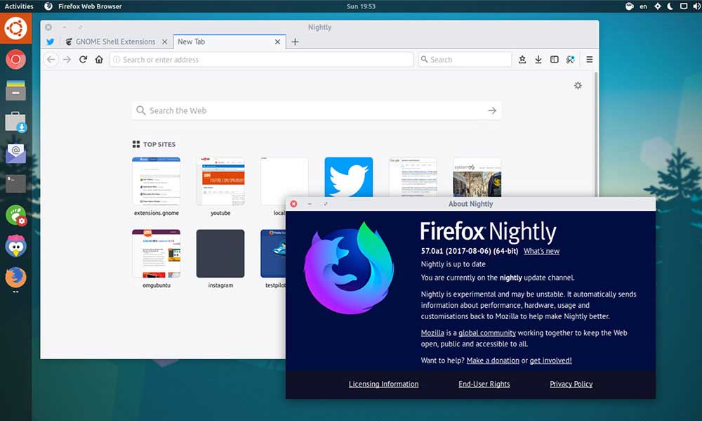 Firefox Nightly Pek Çok Yeni Özellik ile Geliyor