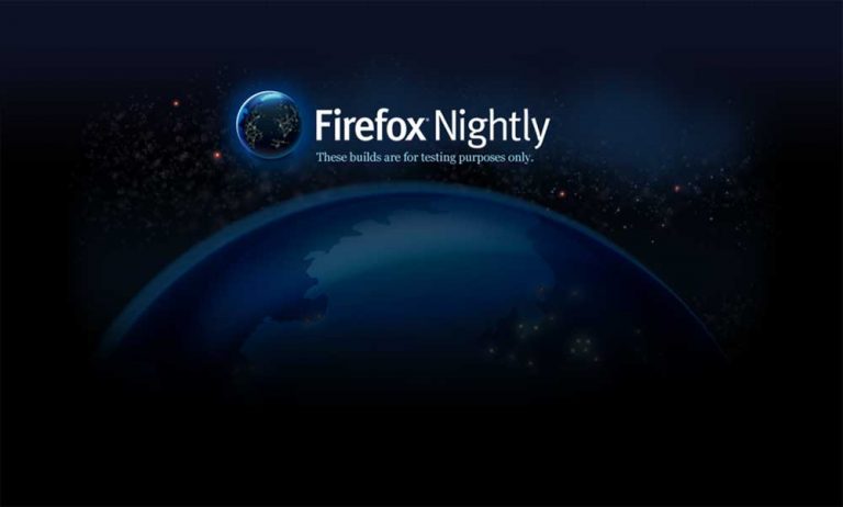 Mozilla İnternet Tarayıcısı Firefox için Gece Modunu Test Ediyor