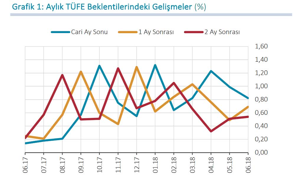 TCMB Haziran Ayı Enflasyon Beklentisi TCMB Haziran Ayı Enflasyon Beklentisi
