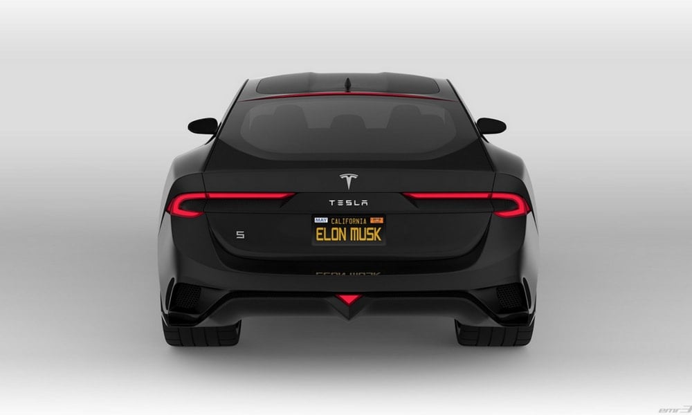 2019 Tesla Model S Yeni Tasarim Arka Görünüm