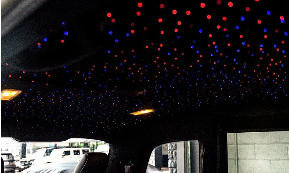 Londra Taksi TX4 Modifiyesi Tavan Değişimi Ambiyans Renkli Led