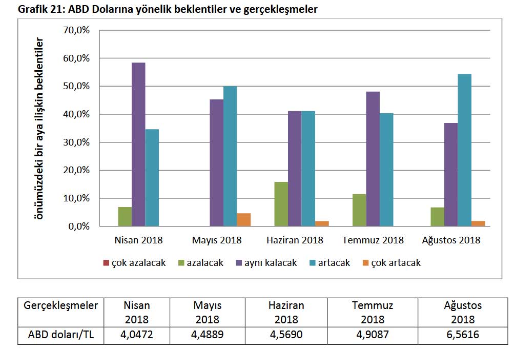 SPK Beklenti Anketi Dolar Tahminleri SPK Beklenti Anketi Dolar Tahminleri