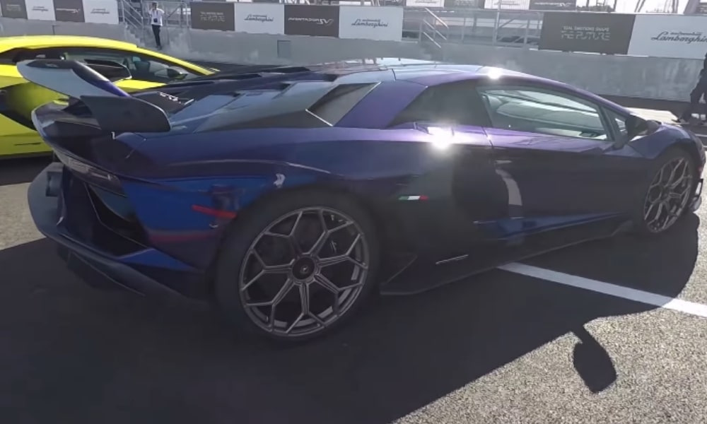 Lamborghini Aventador Svj Son Uretim Test Tekerlek