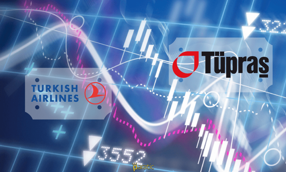 TUPRS Negatif Hareket Ederken, THYAO Zayıf Kaldı