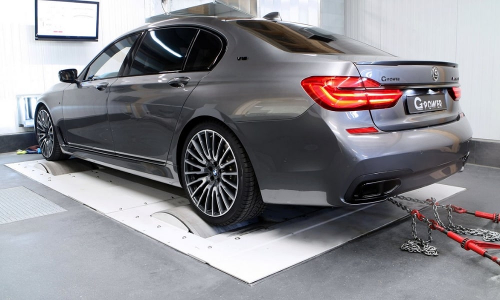 G Power Modifiye Bmw 760li Test