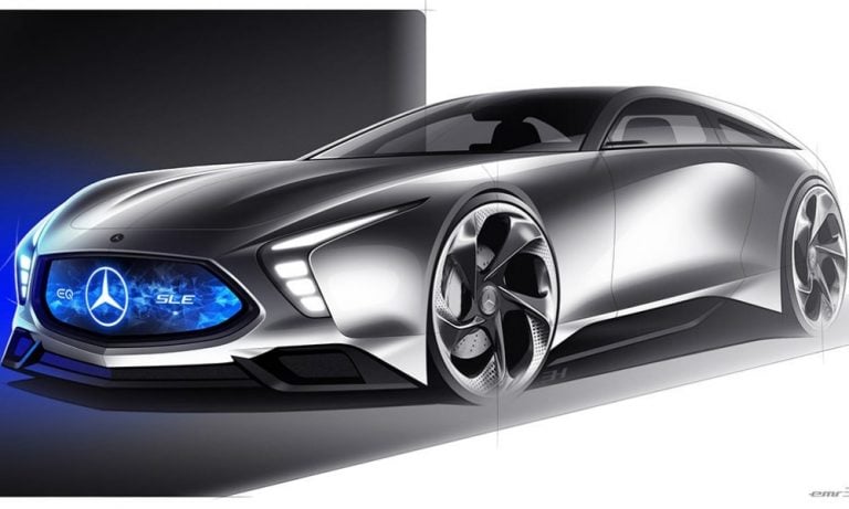 Türk Tasarımcıdan Mercedes SL’ye Yeni Bir Soluk Getirecek “SLE” Çizimi!