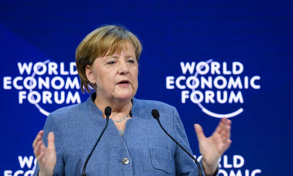 Almanya Başbakanı Angela Merkel Davos Açıklama 